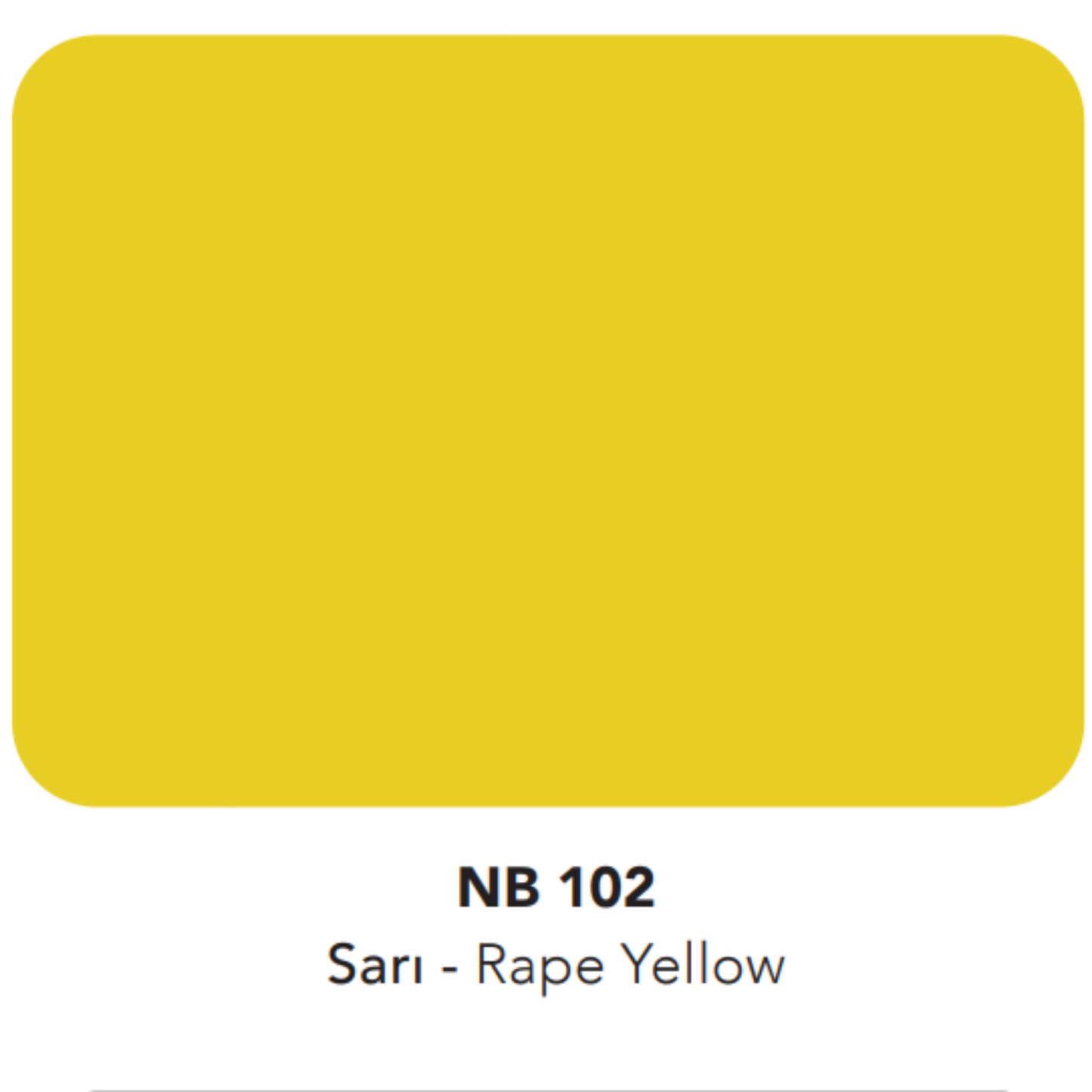Natural Bond 5050 | Sarı - Rape Yellow (NB 102)