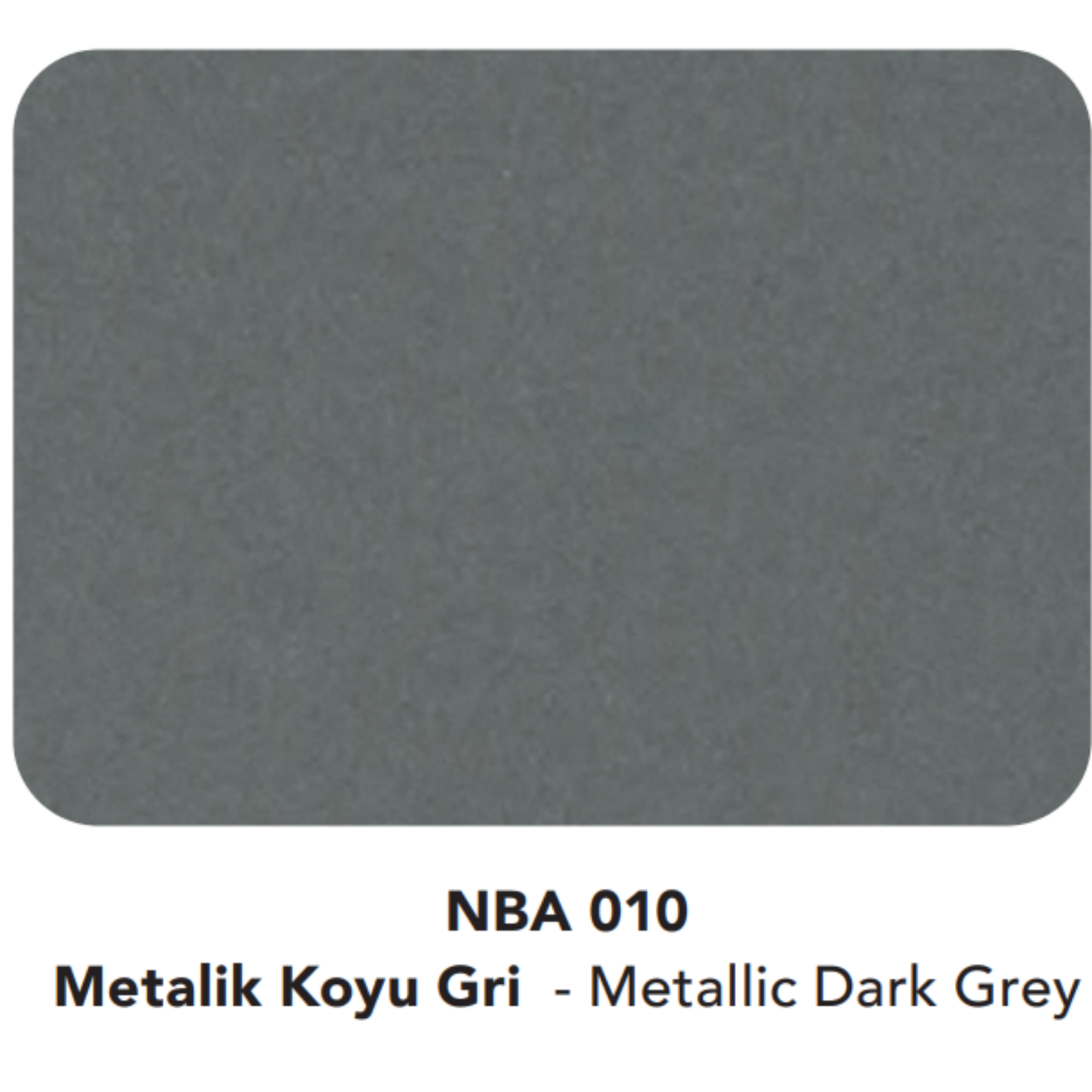Natural Bond 3030 | Metalik Koyu Gri - Metallic Dark Grey (NBA 010)