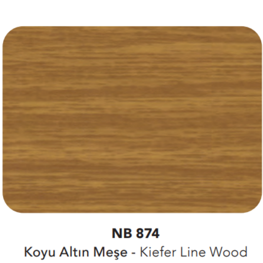 Natural Bond 4040 | Koyu Altın Meşe - Kiefer Line Wood (NB 874)