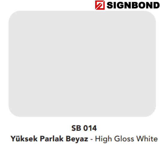 Sign Bond | Yüksek Parlak Beyaz - High Gloss White (SB 014)
