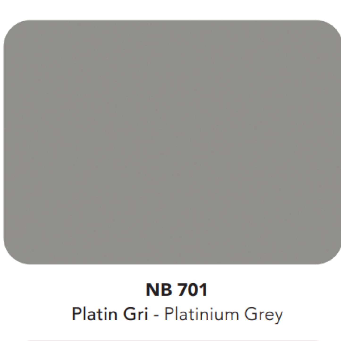 Natural Bond 4040 | Platin Gri - Platinium Grey (NB 701)