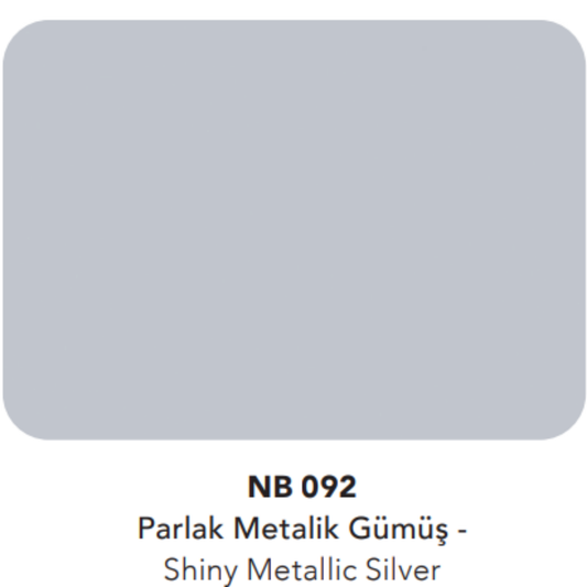 Natural Bond 5050 | Parlak Metalik Gümüş - Shiny Metallic Silver (NB 092)