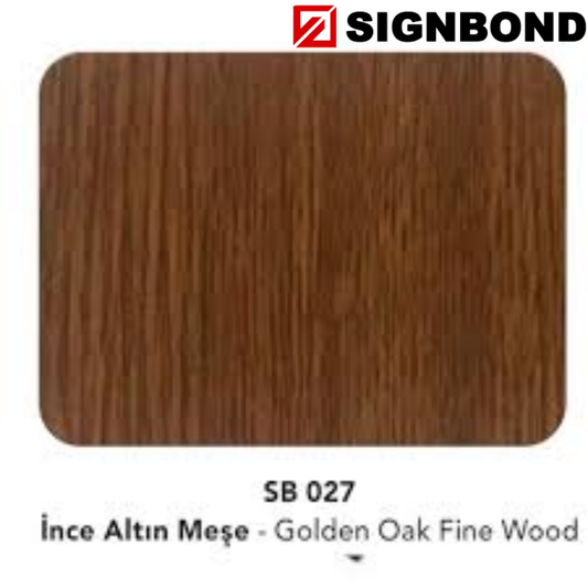 Sign Bond | İnce Altın Meşe - Golden Oak Fine Wood (SB 027)