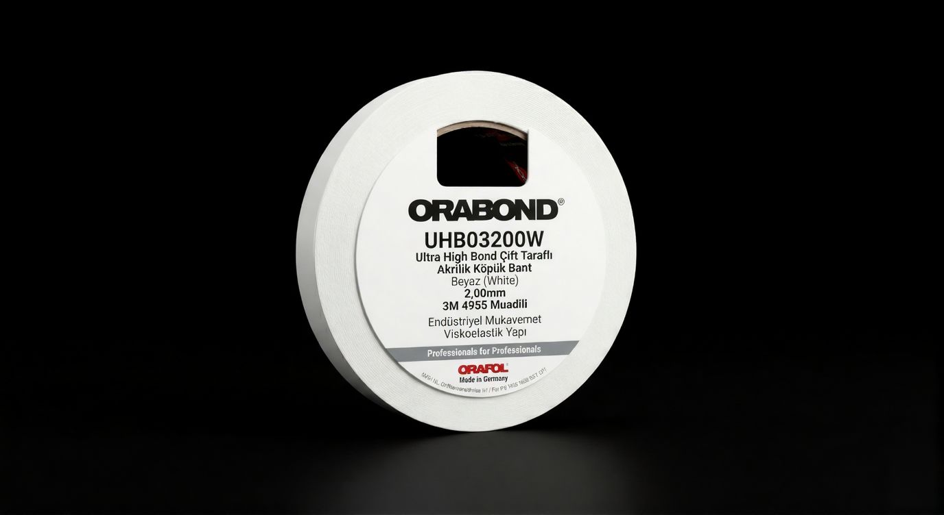 Orabond UHB03200W Beyaz Ultra High Bond Cift Tarafli Bant 2,00mm - 3M 4955 Muadili