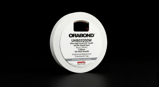 Orabond UHB03200W Beyaz Ultra High Bond Cift Tarafli Bant 2,00mm - 3M 4955 Muadili