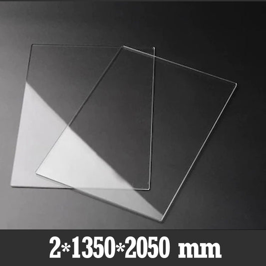 2X1350X2050mm Şeffaf Çekme Pleksi Levha